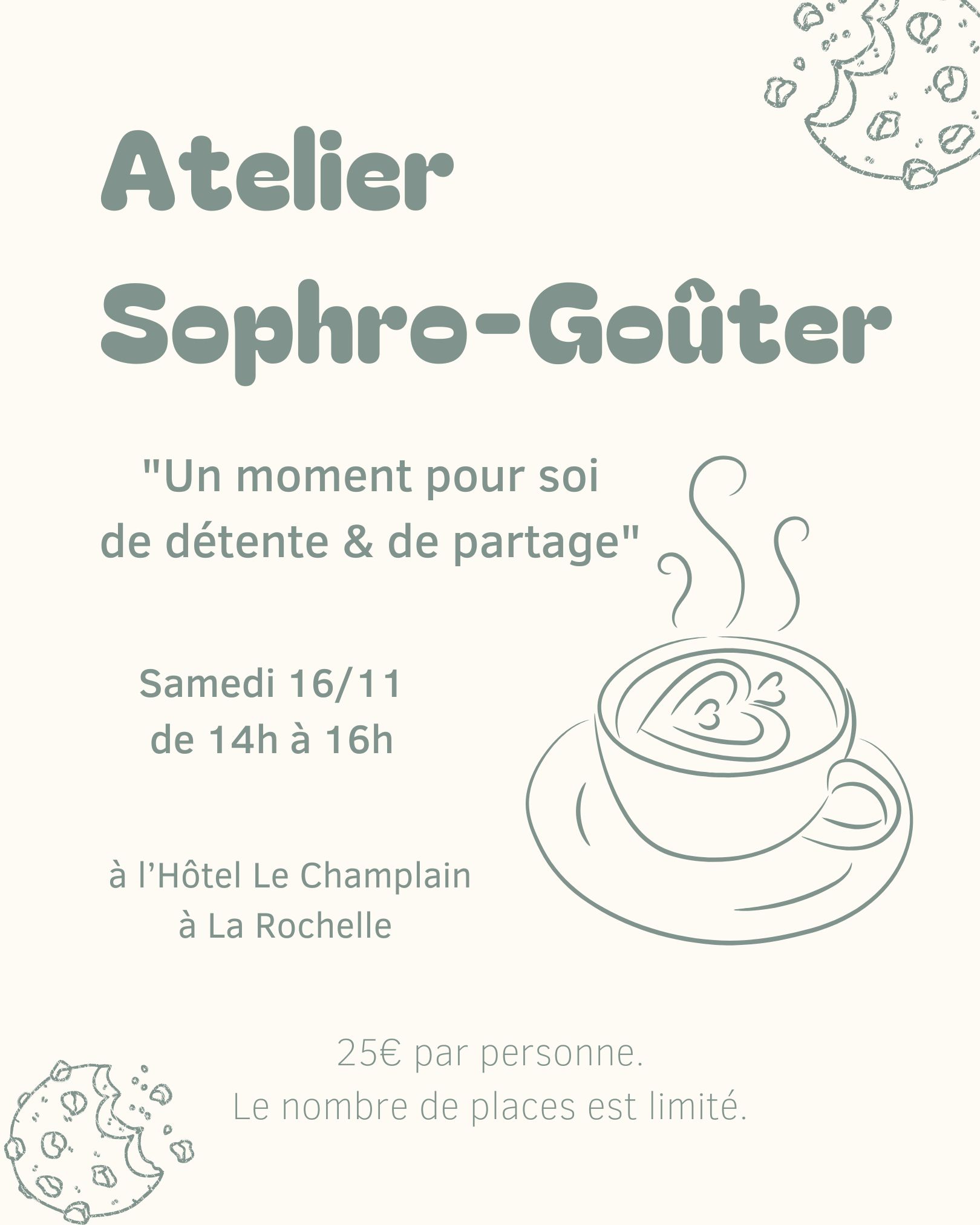 Atelier Sophro- Goûter à La Rochelle